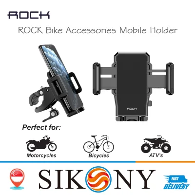 Rock Motorcycle Phone Holder Bike Bicycle Mobile Phone Stand For iPhone Samsung Support Moto Motorbike Mount Cell Phone Holder