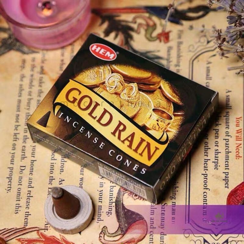 [Hộp 10 nụ] Nụ HEM Hộp Nụ Trầm Hương Chính Hãng Nụ Trầm ẤN ĐỘ Nhang nụ nón Nụ trầm hương xông nhà