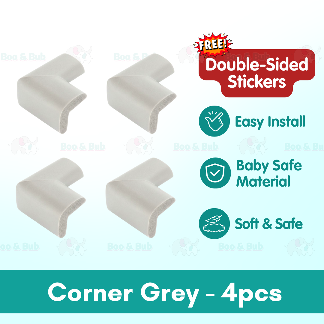 Boo&Bub 2m Edge & Corner Guards/Baby Bumper/Edge Strip/Table Corner Edge Protector | Bayi Keselamatan Tabel Ujung Pojok