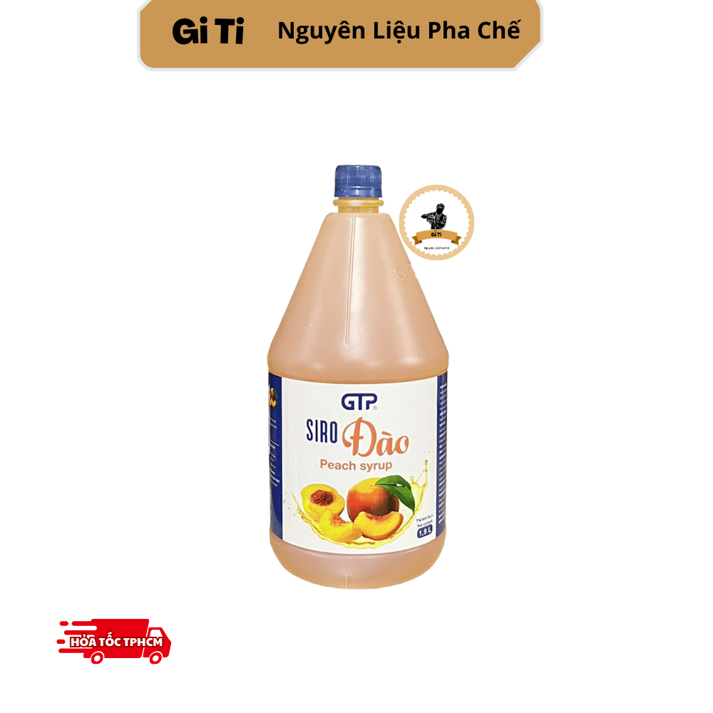 Syrup Siro GTP Đào 1.9L Siro Gia Thịnh Phát Hương Đào