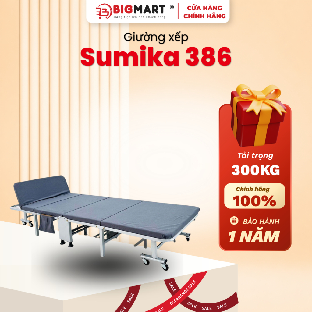 Giường Nệm Xếp Gọn SUMIKA 386