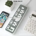STAR FRUIT Đa dây Ổ cắm điện với cổng USB cho nhà, khách sạn, sử dụng tại văn phòng