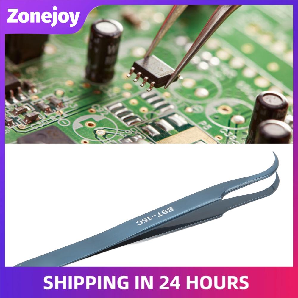 Zonejoy Nhíp khuỷu tay cong Semme Công cụ bằng thép không gỉ cho vi điện tử Hàng không vũ trụ Ô tô Độ cứng cao Chống từ tính