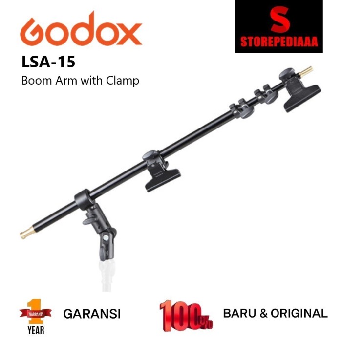 GODOX LSA-15 BOOM ARM WITH CLAMP - LSA15-Shelishop13 Giá 677,000 Đồng*Miễn phí vận chuyển