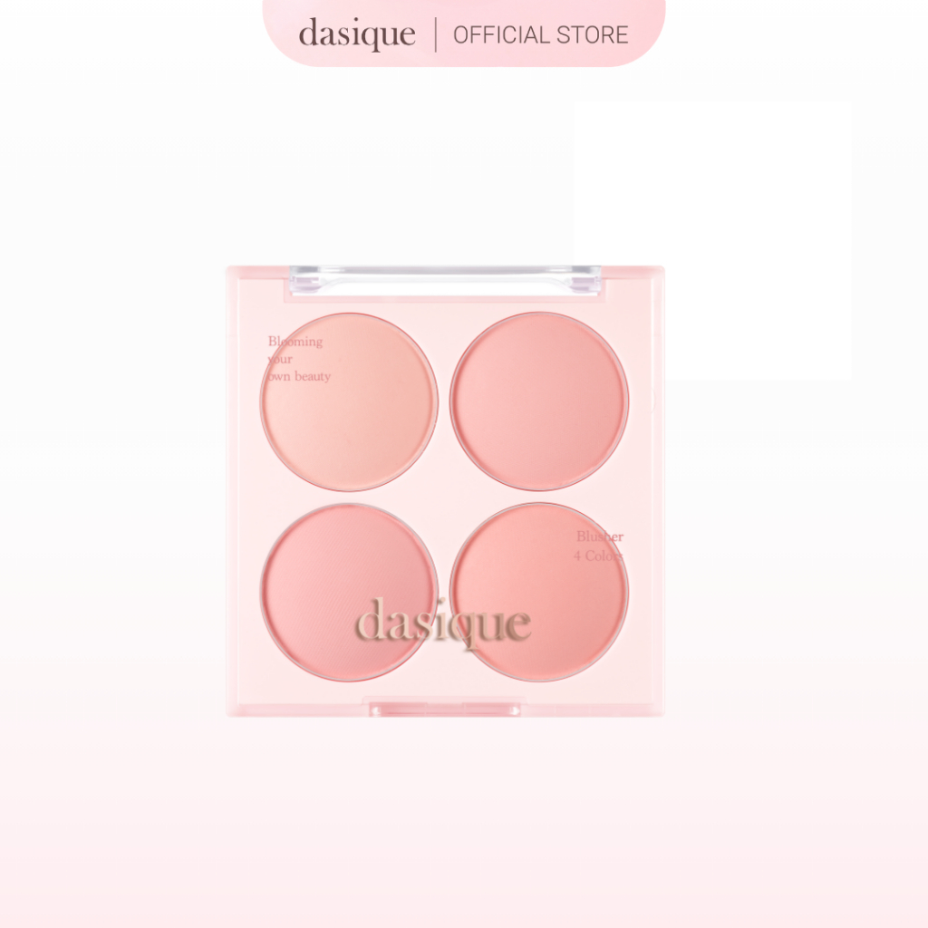 Phấn má hồng 4 ô Dasique Blending Mood Cheek Blush 12g
