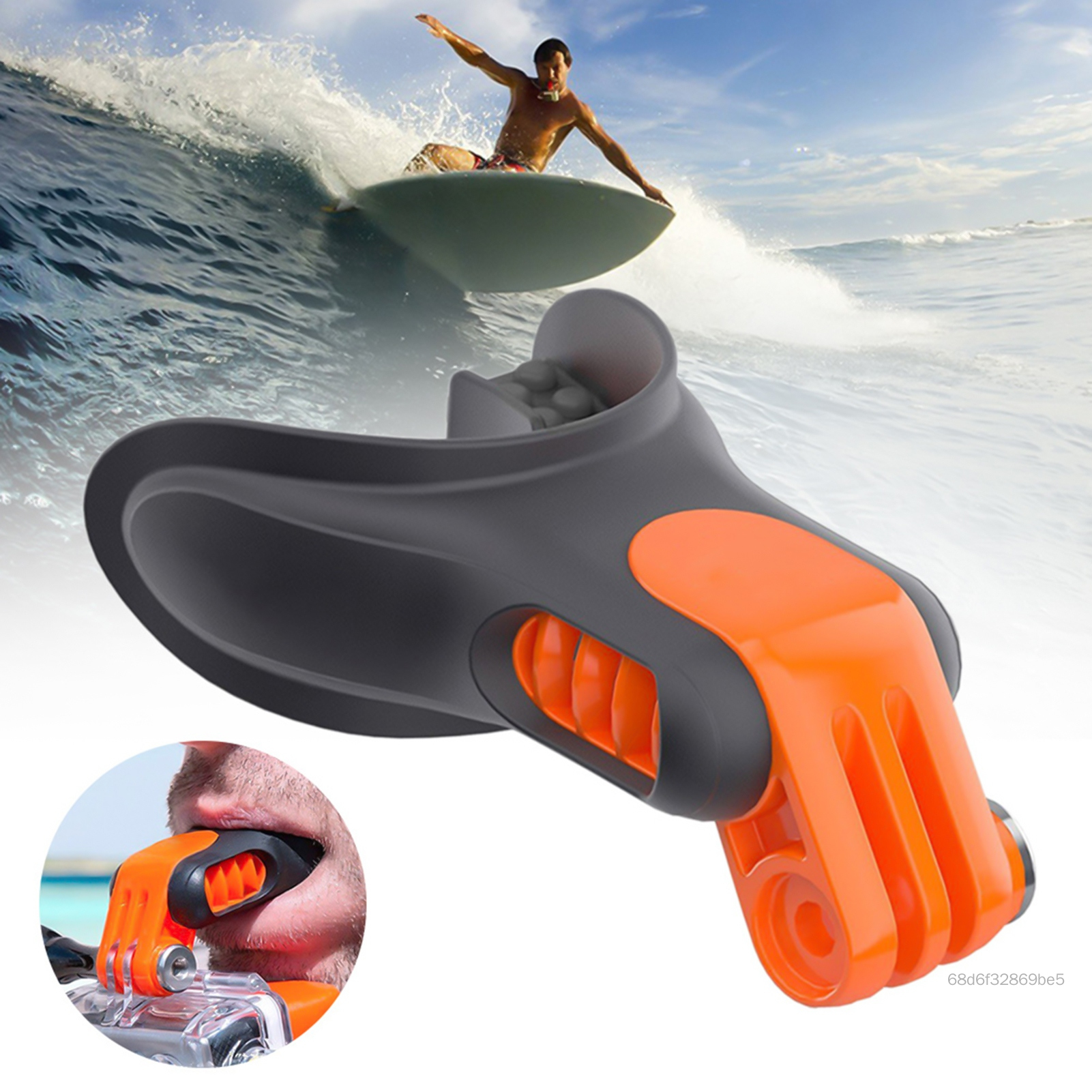 Camera Mouth Mount For Surfing Sturdy & bền Gắn miệng cho máy ảnh cho máy ảnh hành động Phụ kiện TF-MEL-VN