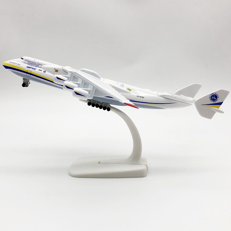 An-225 Transport Aircraft Model Diecast Alloy An225 Cargo Plane Airplane Toy ราคา 450 บาท*ส่งฟรี