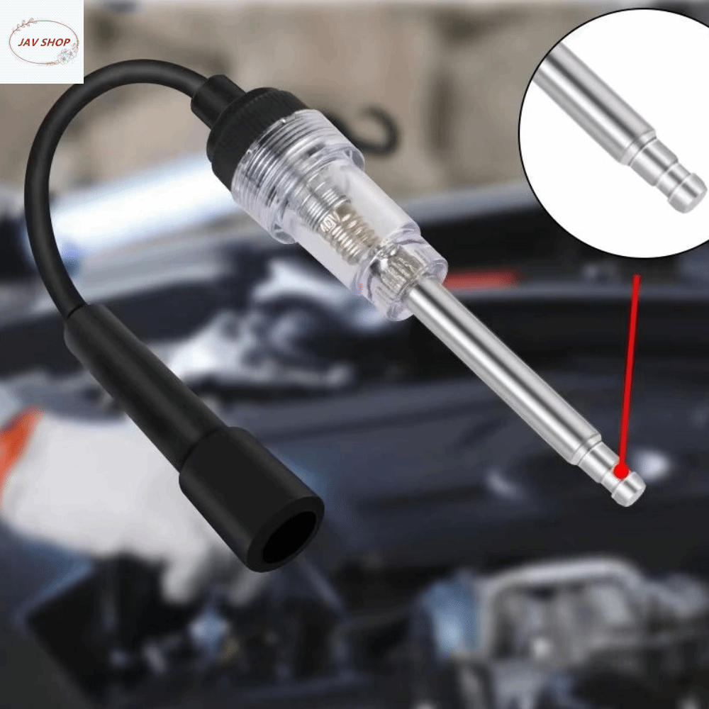 JAV5134 Đơn giản và dễ sử dụng Máy kiểm tra đánh lửa động cơ bugi Không thể thiếu Chắc chắn và bền bỉ Máy kiểm tra tia lửa đa năng Chẩn đoán đánh lửa Nhựa Máy dò bugi nội tuyến Ô tô