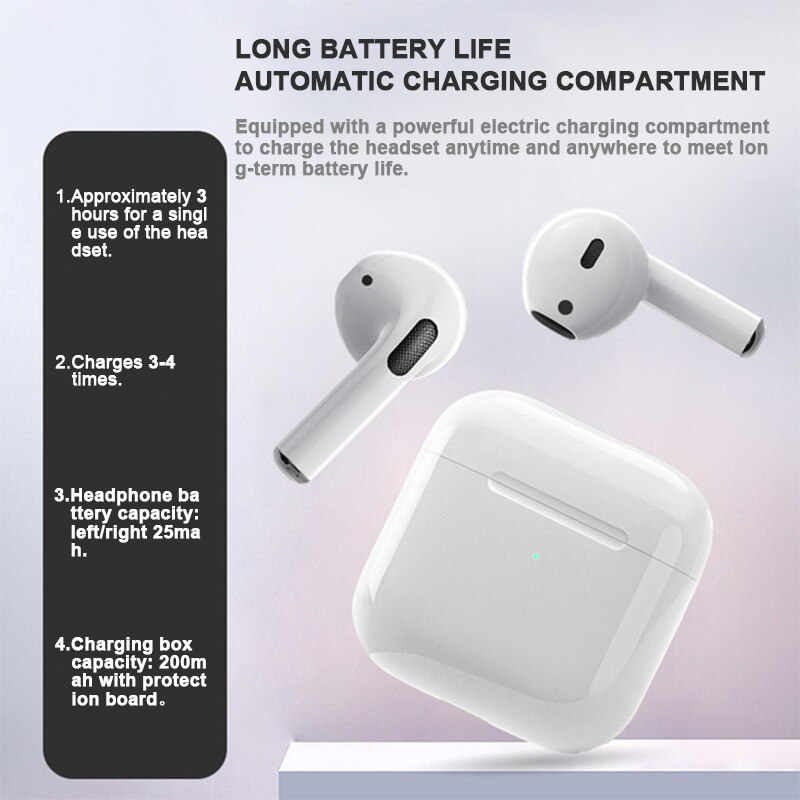 Sports Runing TWS HD Call Wireless Headphone HiFi Music Earbuds Headset Bluetooth 5.0 Earphones