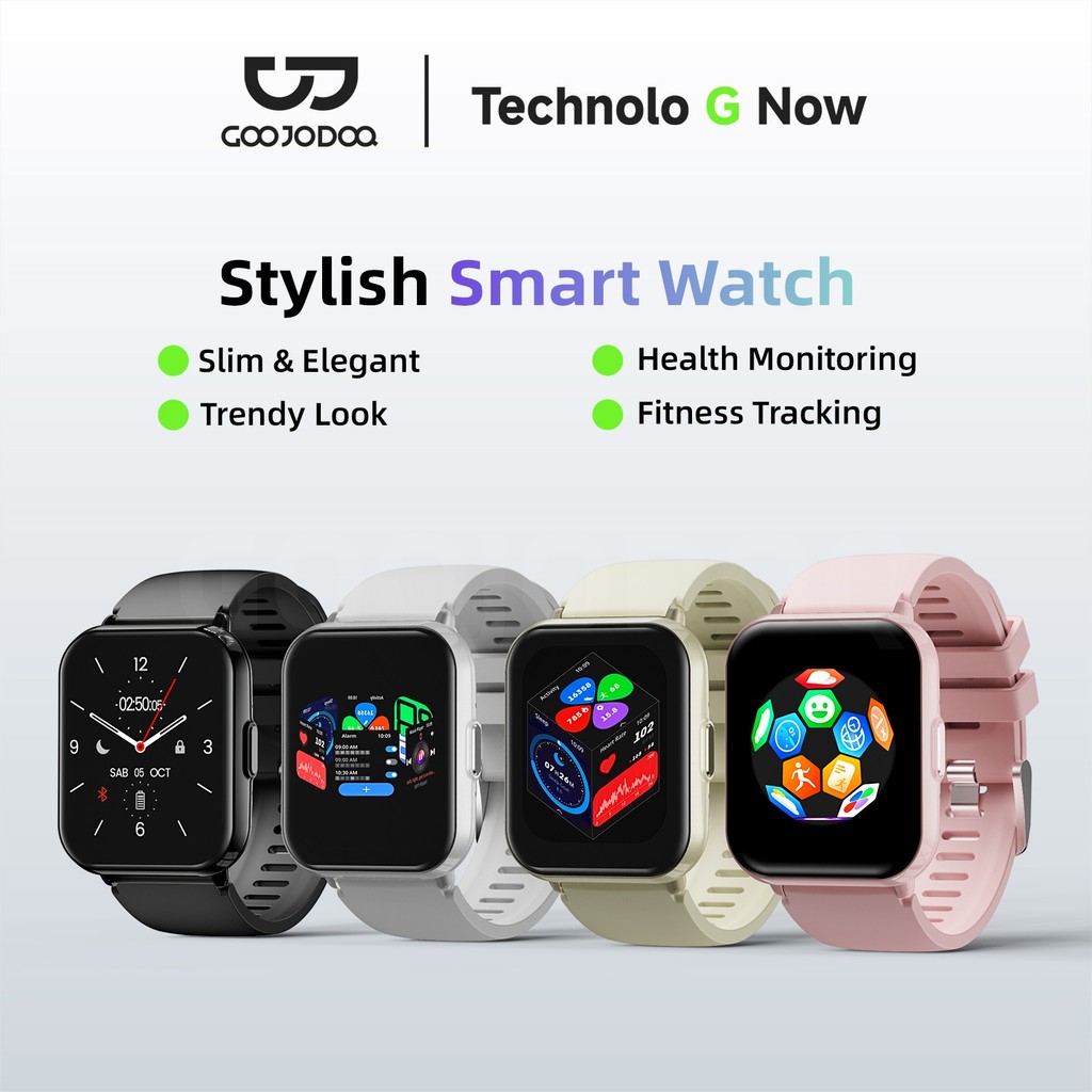 Goojodoq Smartwatch, 1.83-Inch Display Screen, All Health and Exercise Monitoring. Intelligent Reminder. ราคา 549 บาท*ส่งฟรี