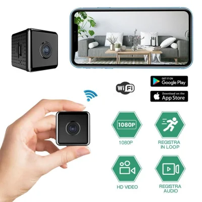 WiFi Mini Camera 1080P Night Vision Security Spy Cam Voice Video Recorder Camcorder
