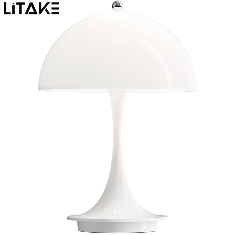 Mushroom Lamp, Battery Powered Cordless Touch Control Table Lamp
