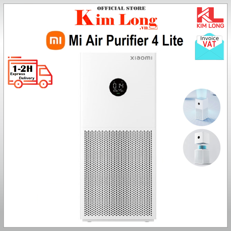 Máy lọc không khí Xiaomi 4 Lite Mi Air Purifier (43m2) Bản Quốc Tế - Bảo hành 12 tháng chính hãng