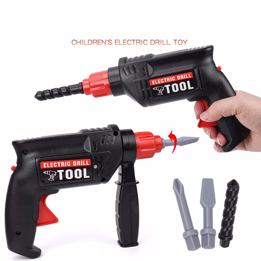 Thiên Thần Trẻ Em dụng cụ cho trẻ em Sửa Chữa Đồ Nội Thất Công Cụ Bảo Trì Nhà công cụ sửa chữa Chơi đóng vai Khoan Tuốc Nơ Vít Bộ đồ nghề điện Mô Phỏng công cụ sửa chữa Mô Phỏng Máy Khoan Điện Trẻ Em Hộp Công Cụ Thiết Lập