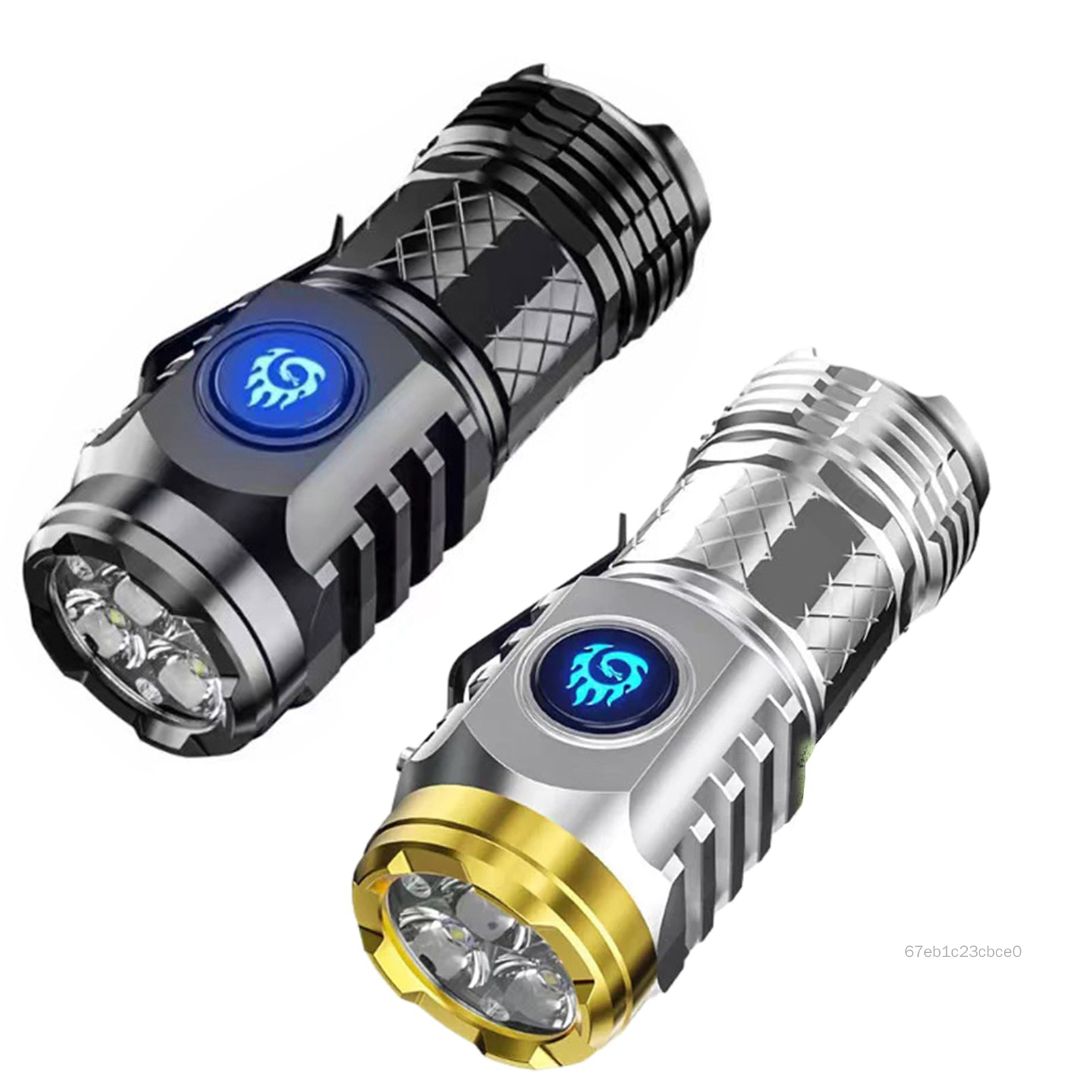 Đèn pin mini Lumens cao Đèn pin LED có thể sạc lại để cắm trại đi bộ đường dài và ngoài trời JO-VN
