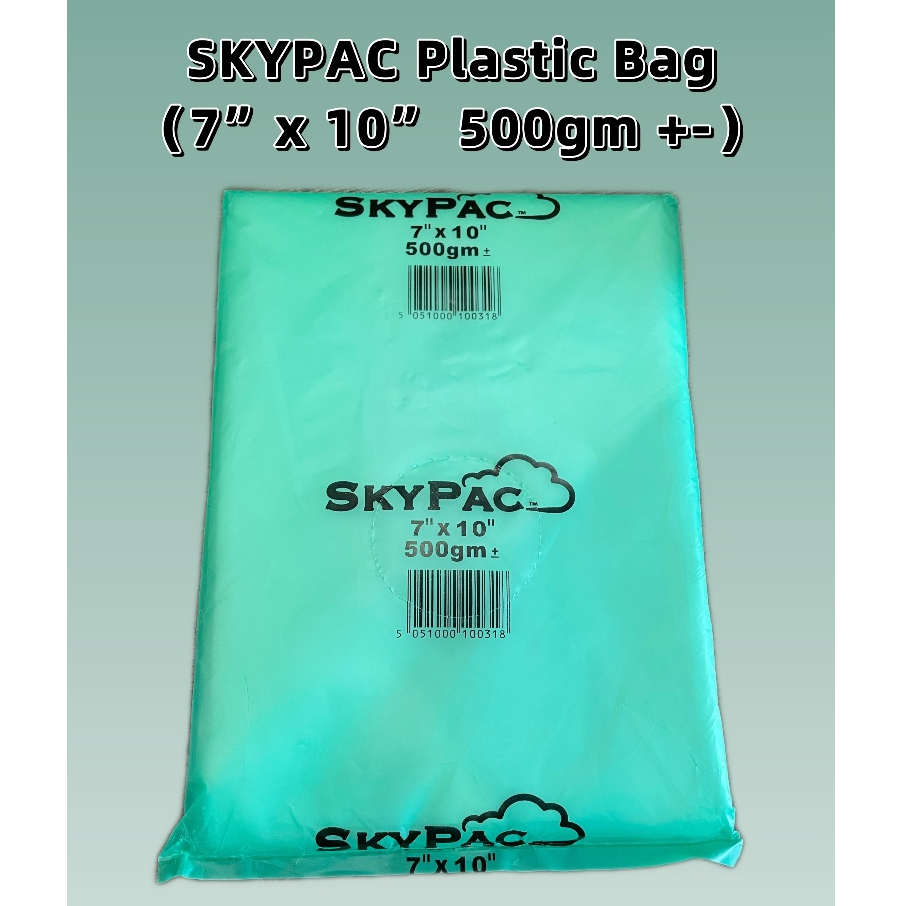 SKYPAC (7”x10” 500gm) Plastic Bag