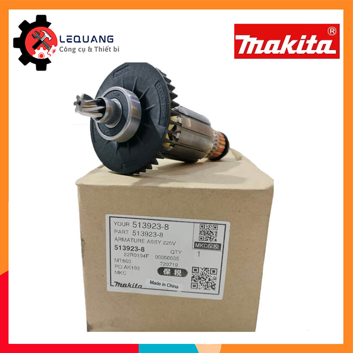 Rotor máy đục bê tông MT860/M8600 MAKITA 513923-8
