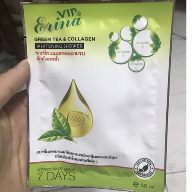 Kem ủ tắm trắng mặt vip erina 7 days 50ml