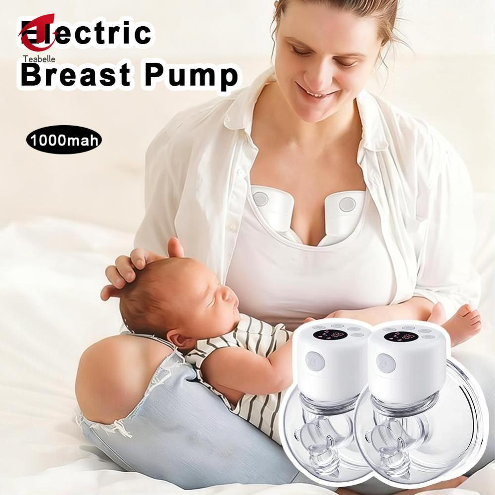 Teabelle 1 cái/2 cái Dụng cụ kéo Sữa Đồ hút sữa Comfort Máy hút sữa tự động tay vô hình im lặng có thể đeo được máy hút sữa chạy điện