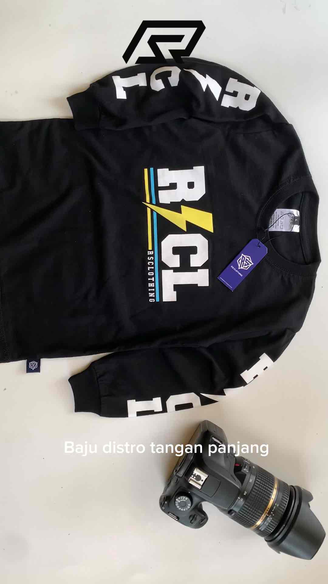 Baju kaos anak laki laki lengan panjang usia 1-12 tahun