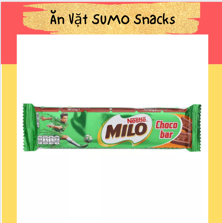 Kẹo Socola Milo Milk Choco Bar Nestle 30g-Ăn Vặt Sumo Snack