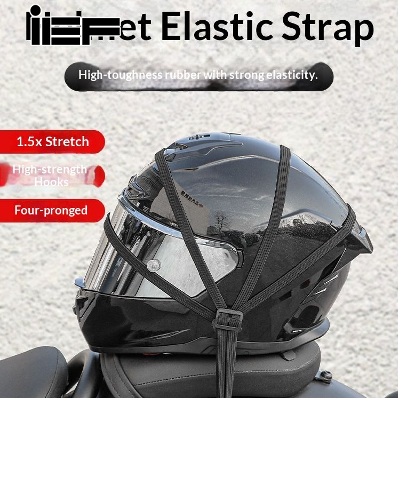 IEF Multi-Functional Elastic Strap for Motorcycle and Electric Bike Luggage Secure Binding with Hook and Buckle Design Giá 22,310 Đồng*Miễn phí vận chuyển