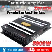 3800W 12V Car Audio Amplifier with Low Pass Filter