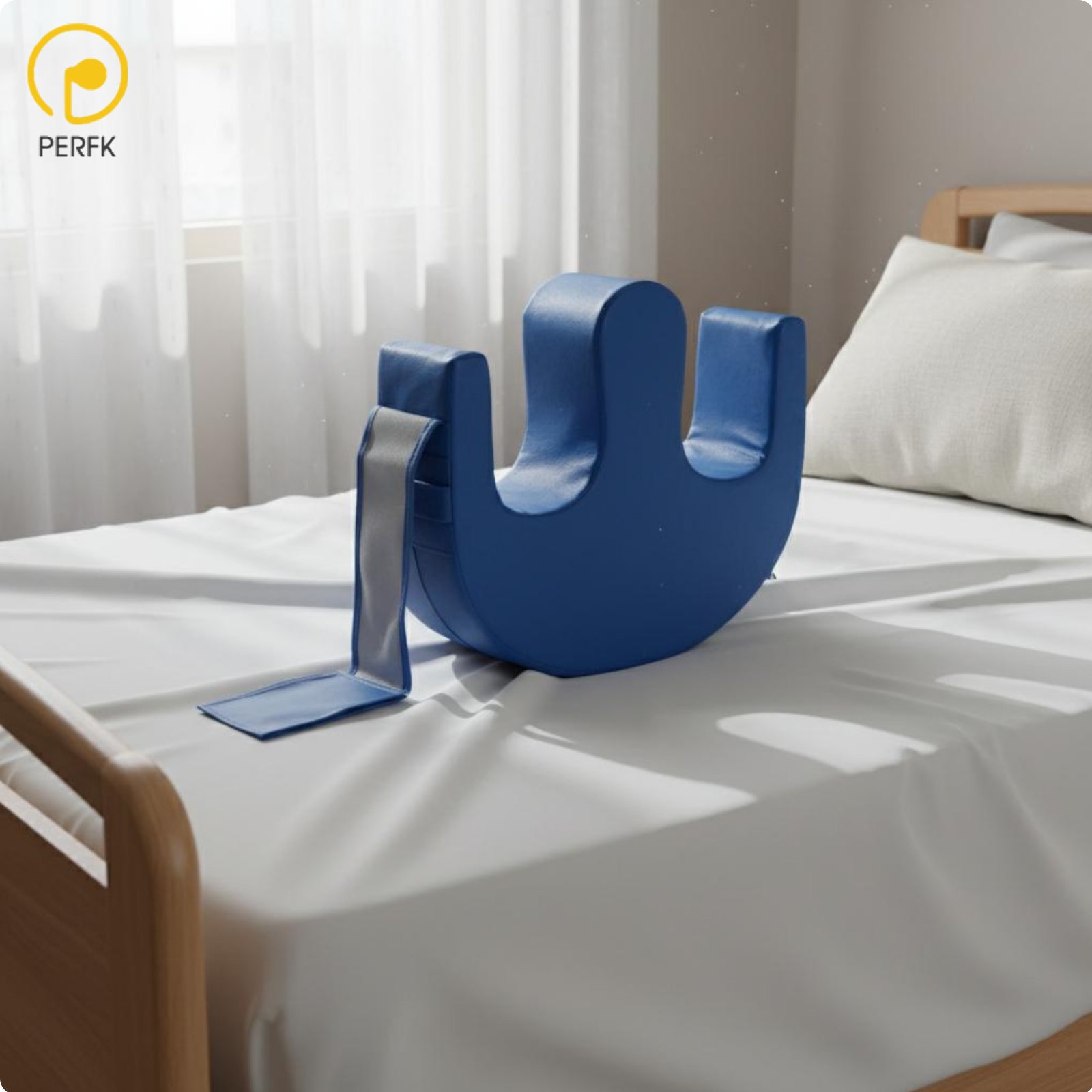 Perfk Waterproof Patient Turning Device Easy to Clean Bed Turning Aid High-Density Foam Home Care Product Breathable for Patients, Caregivers ราคา 448 บาท*ส่งฟรี