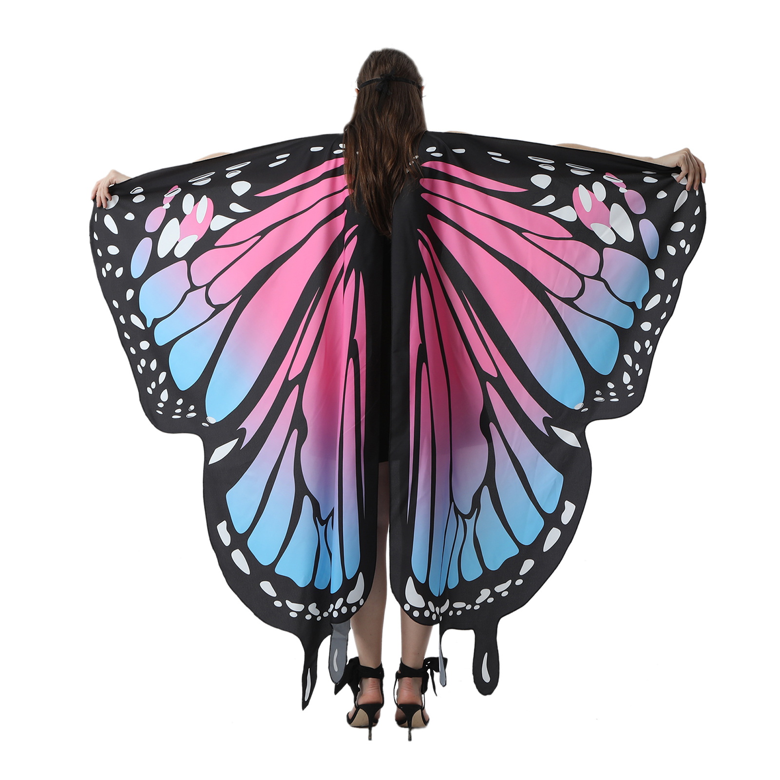 microgood Adult Butterfly Cape Wings Flexible Colorful Eye