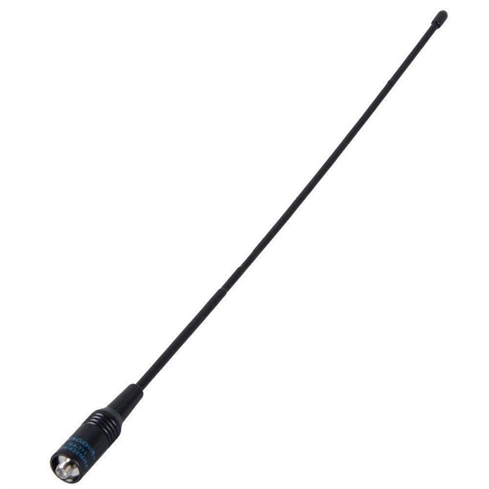 EMERRY 144/430MHz Đen NA-771 SMA-F Antenna Ăng Ten cao đạt được Liên lạc Nguồn Cung Cấp Dual Band Antenna Kính thiên văn Ăng Ten Walkie- Trên Không Thiết Bị truyền thông