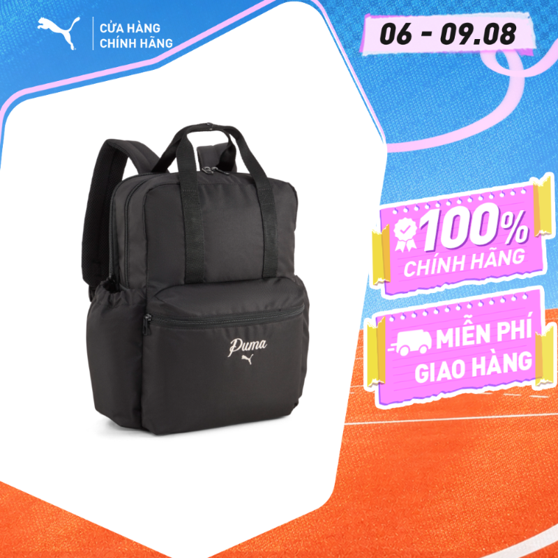 Balo Thời Trang PUMA Unisex Basics PHASE COLLEGE Backpack Black Màu Đen