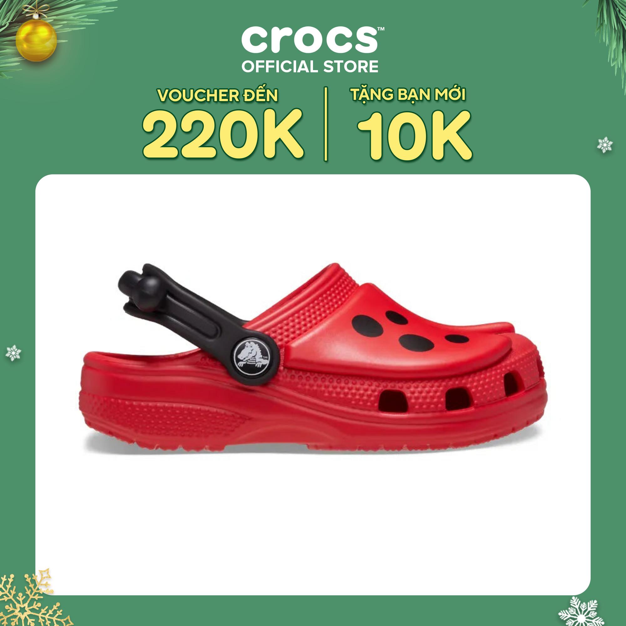 Giày Clog Trẻ Em Crocs Classic Iam Ladybug - Varsity Red