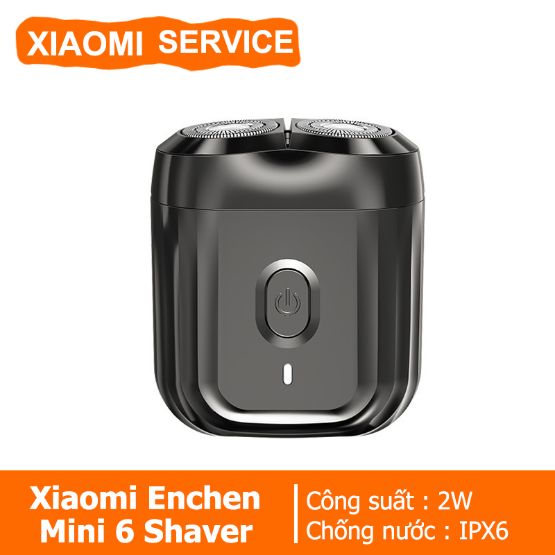 Máy Cạo Râu Xiaomi Enchen Mini 6 Đầu cắt từ tính Hệ thống ESM thông minh Thiết kế chống nước máy caok râu nam cạo râu