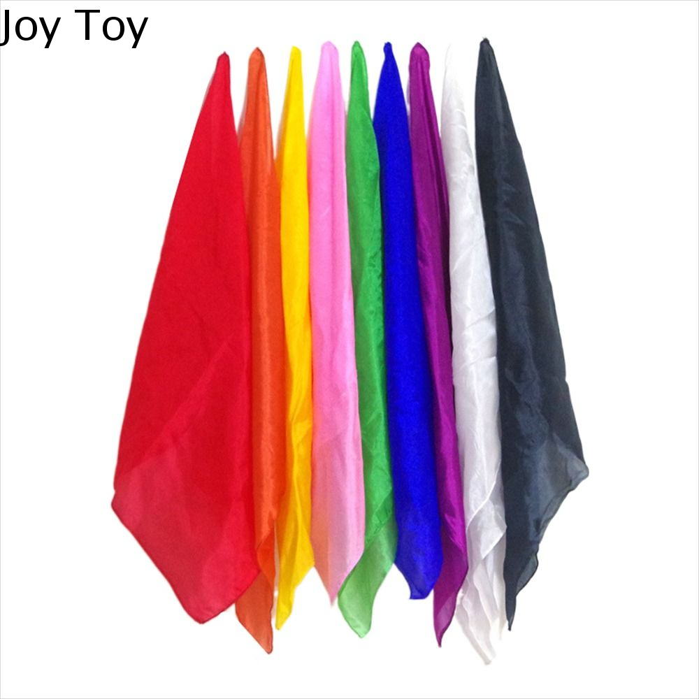 JOY TOY 4545 cm Khăn Quàng Ma Thuật 3030cm Đạo cụ Ma Thuật Khăn quàng cổ ảo thuật Phụ kiện Ma Thuật Tinh thần Lụa Ma Thuật Ảo thuật gia