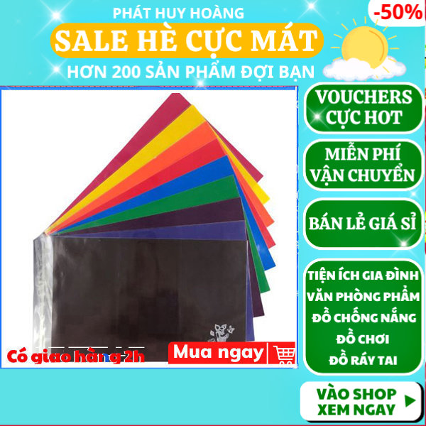 Giấy bao tập 10 tờ nhiều màu trơn Bao vở giấy 10 tờ màu trơn cho các bé Bao tập trơn nhiều màu học sinh Bao tập nhiều màu trơn phân biệt các môn 10 bao tập màu trơn cấp 1đồ dùng học tập Phát Huy Hoàng