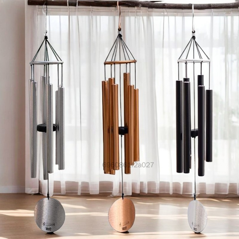 ระฆังโบสถ์กังหันลมโทนสีเข้มขนาดใหญ่-การตกแต่งลมกลางแจ้งสำหรับบ้านสวน ราคา 1,394 บาท*ส่งฟรี