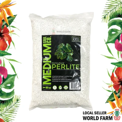 Perlite for Gardening, By The Medium Soil Co, 5L (Approx. 0.4kg)
