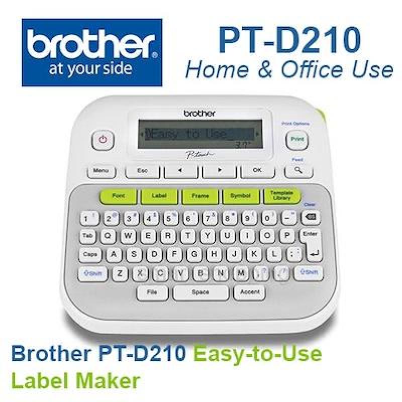 Brother PT-D210 Easy-to-Use Label Maker labeller printer PT D210 D 210 Singapore