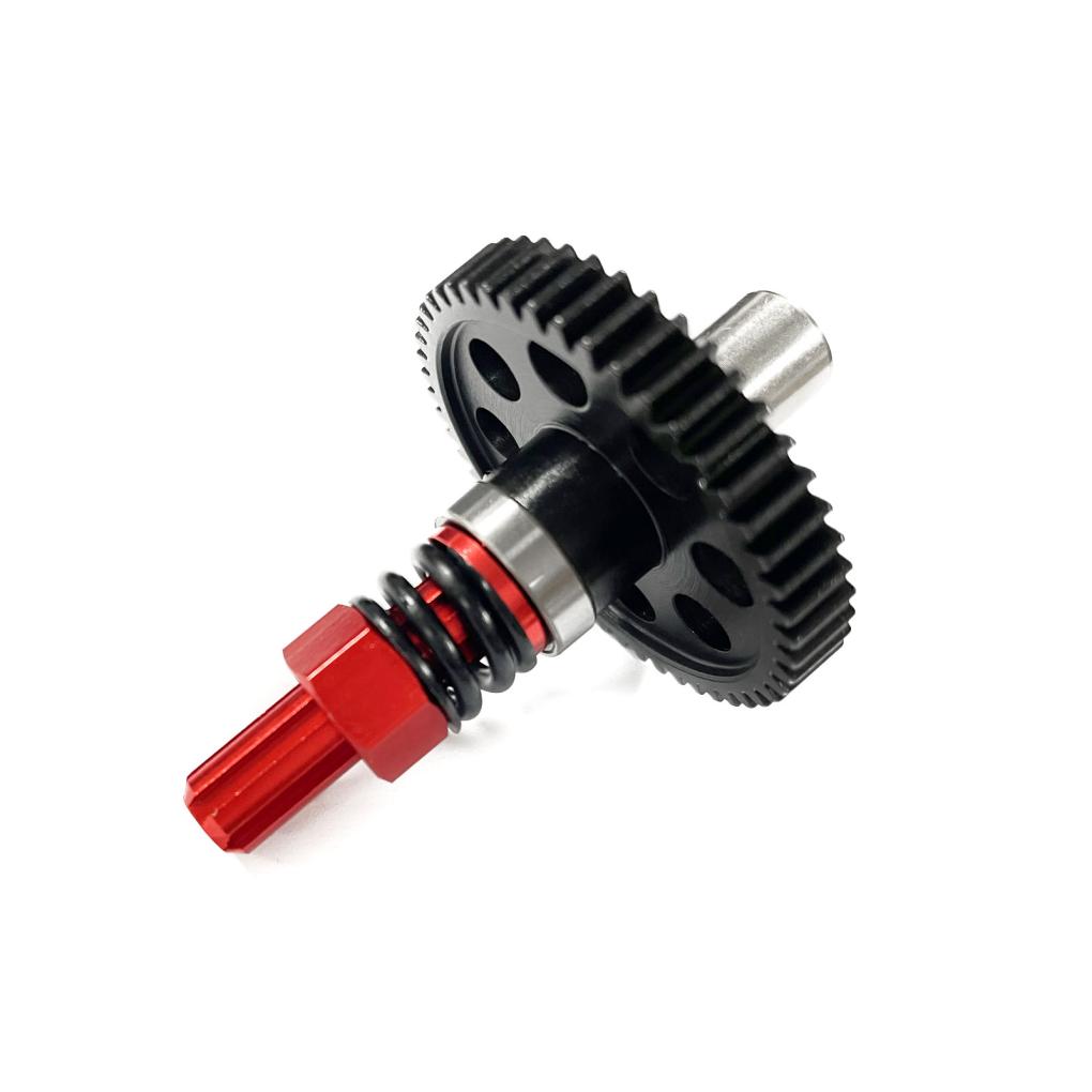 Rcgofollow 1/10 Thép Cứng Bánh Răng RC bộ phận nâng cấp RC Bánh Răng Cho Arrma Senton 3S bộ phận xe điều khiển từ xa phụ kiện ô tô RC Đen