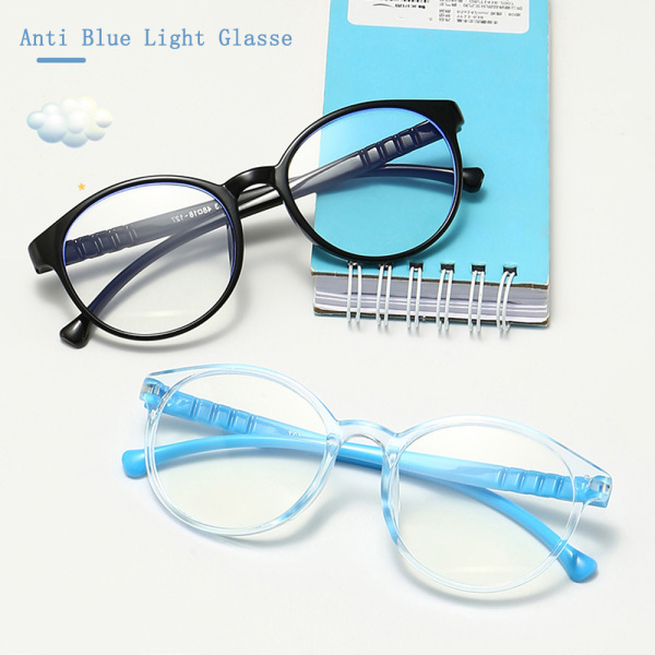 Giá bán TU3Y Cậu bé cô gái UV400 Khung mềm máy tính Kính mắt trẻ em Kính máy tính Ống kính rõ ràng Glasse chặn ánh sáng xanh