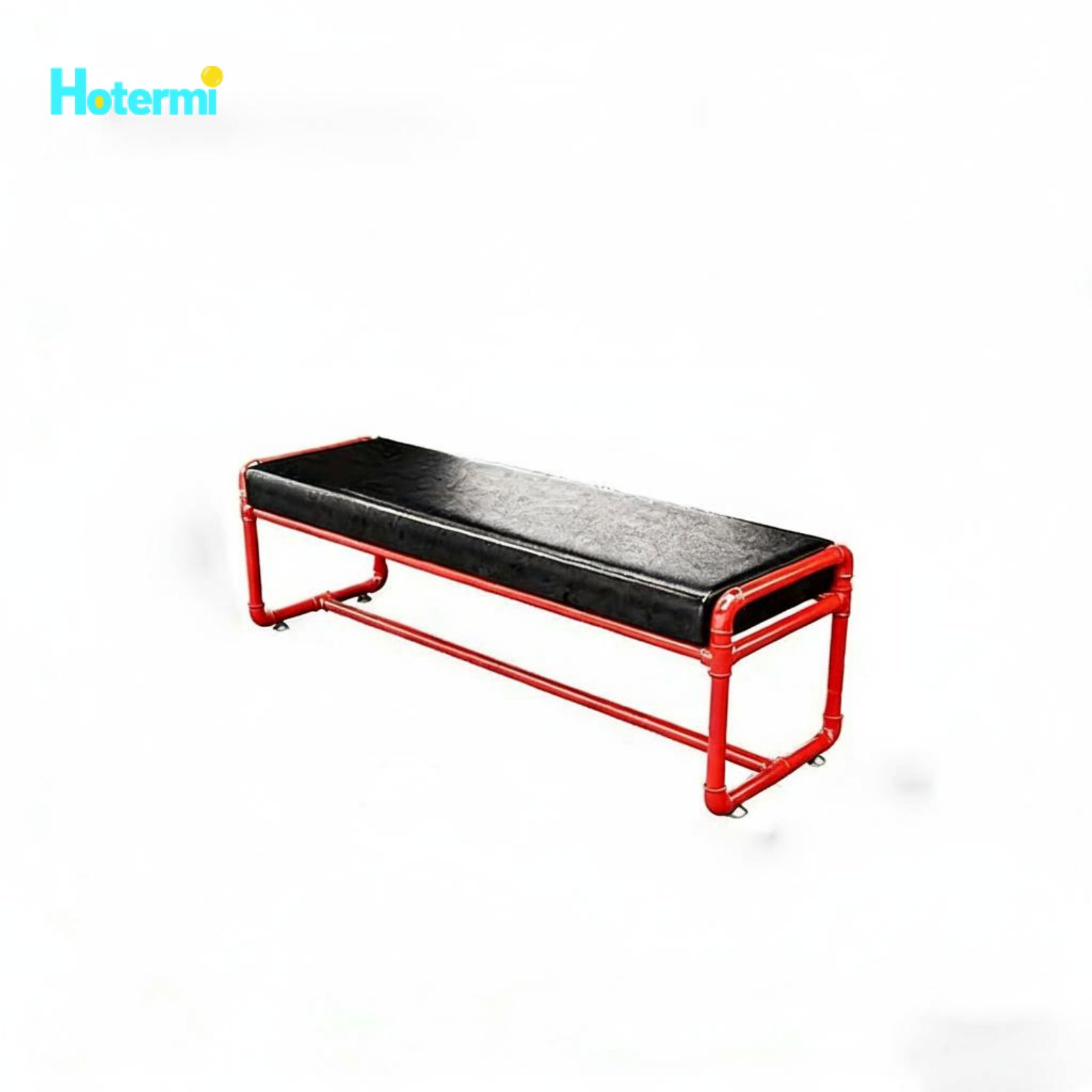 footful Wear-Resistant Industrial Pipe Bench Heavy Duty Padded Gym Bench Easy to Clean Soft Top Shoe Changing Stool for Restaurant, Entryway, Retail Shop ราคา 9,998 บาท*ส่งฟรี