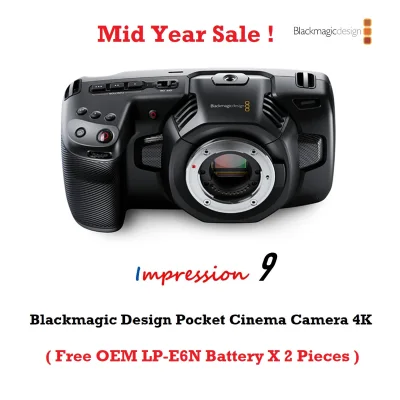 [ Sale ! ]Blackmagic Design Pocket Cinema Camera 4K *( Free 2pcs OEM batteries )