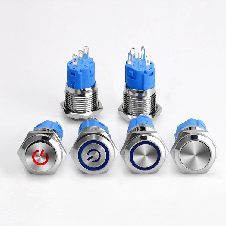 Nút nhấn nhả, nhấn giữ khóa led 16mm