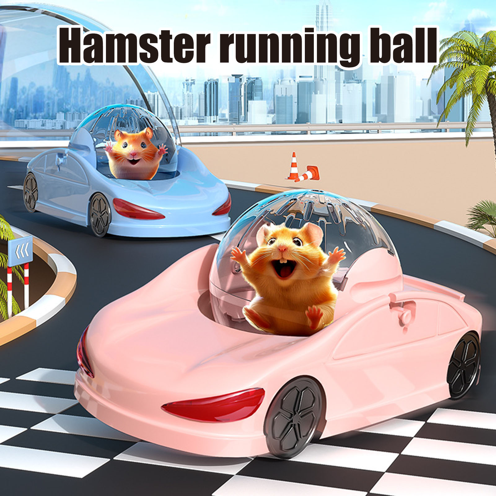 Hamster Chạy Bóng An Toàn Hamster Bóng tập thể dục 360 Độ Xem Hamster bánh xe tập luyện Im Lặng Chạy Đồ chơi quả bóng Cho Vật Nuôi Nhỏ Trong Suốt Bóng Xe bánh xe thể dục Cho Hamster