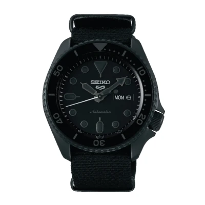 [WatchSpree] Seiko 5 Sports Automatic Black Nylon Strap Watch SRPD79K1