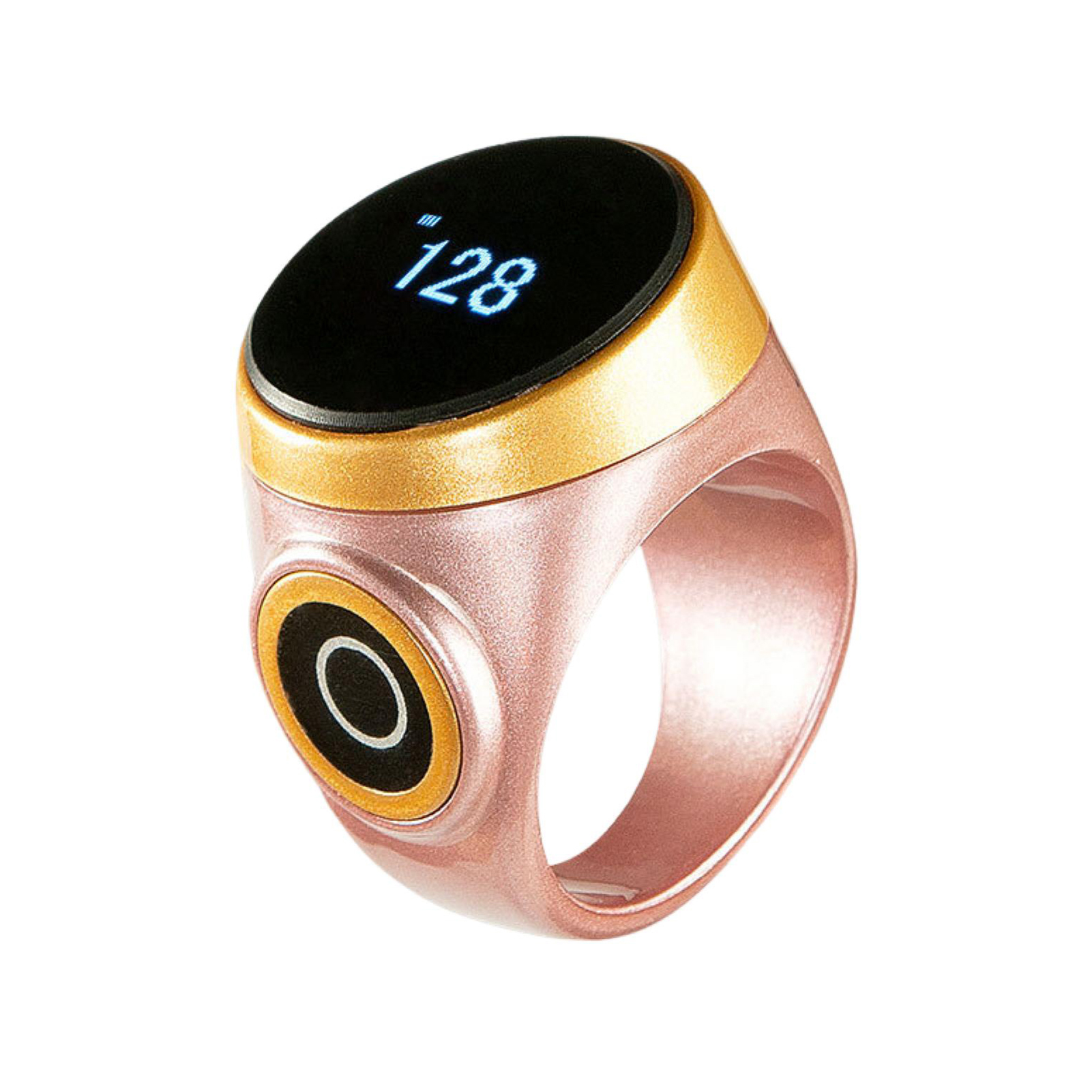 Canmove Vòng thông minh truy cập Clicker điện tử thông minh máy kiểm đếm không thấm nước kỹ thuật số nhẫn đeo ngón tay có thể sạc lại có thể điều chỉnh với thời gian nhắc nhở-Công cụ đếm di động để sử dụng xuyên biên giới