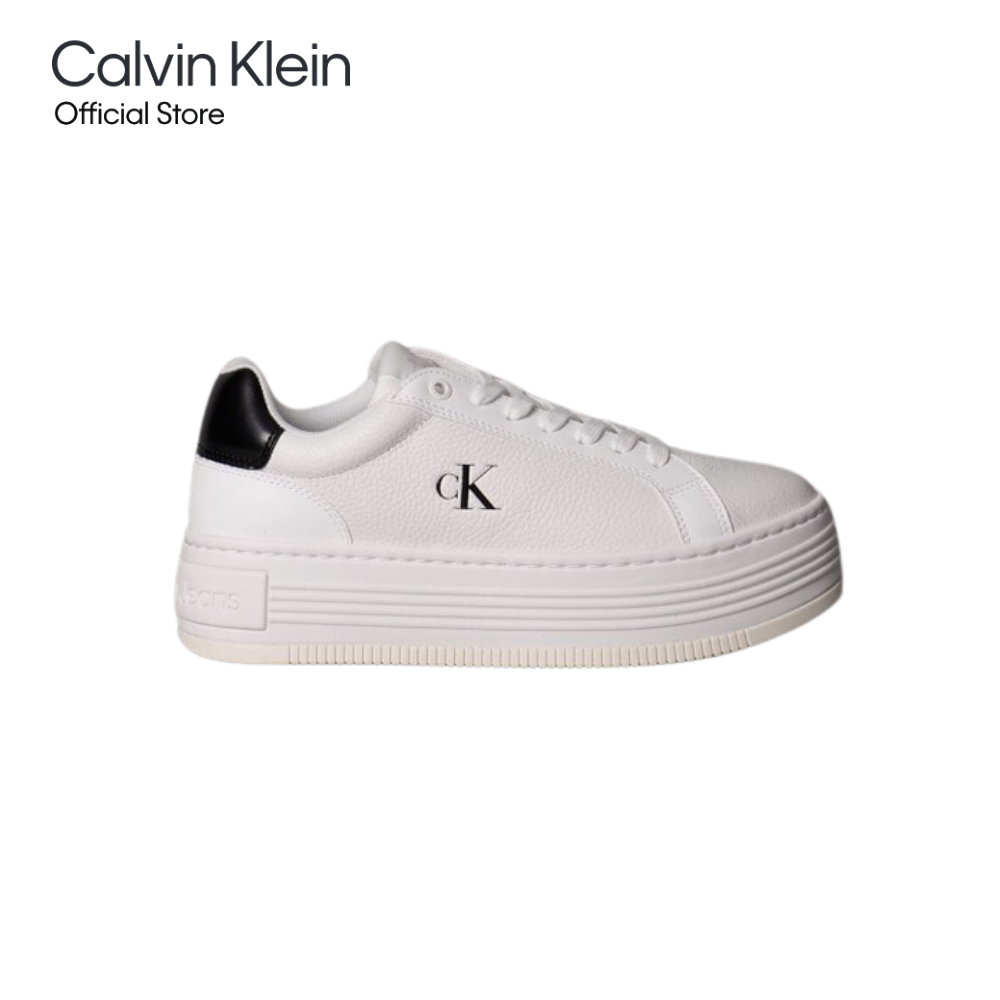 CALVIN KLEIN Women's Chunky sole sneakers Model YW01766 01W - White ราคา 3,600 บาท*ส่งฟรี