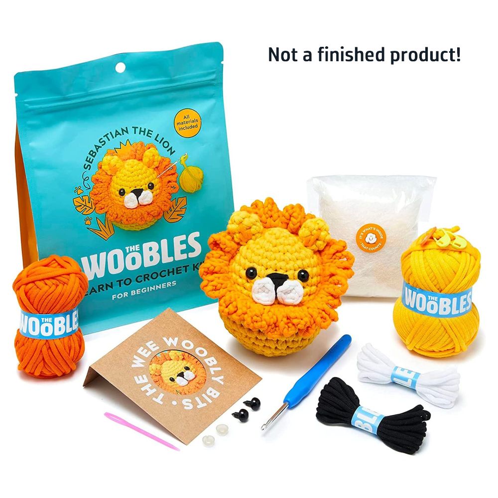 ZOOGGJZ Beginner Crochet Stuffed Animal Kit With Crochet Hooks Handmade Yarn Set Kit DIY Set DIY Crochet Kit