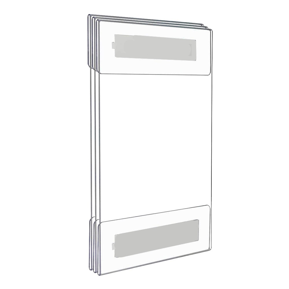 Practical and Stylish Acrylic Wall Mounted Photo Frame & Price Tag Holder