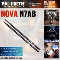 Vic Firth N7AB Nova Drumsticks 7A Black - ( VICN7AB )
